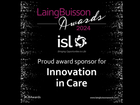 ISL sponsor of the "Innovation in Care Category" at the LaingBuisson Awards 2024