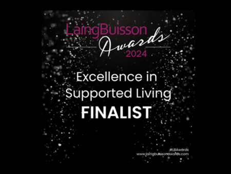 Finalist in the Excellence in Supported Living category at this year’s LaingBuisson Awards